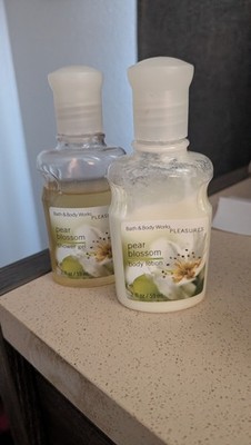 pear blossom  bath and body works discontinued travel size