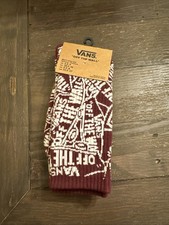 Vans Men's Crew Socks, Medium 6.5-9 Shoe Size NWT