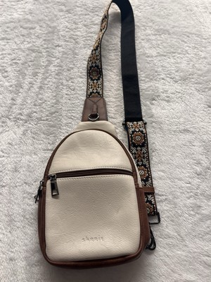 Sling Cross Body Bag With Designer Cloth Strap - Shrrie Brand -