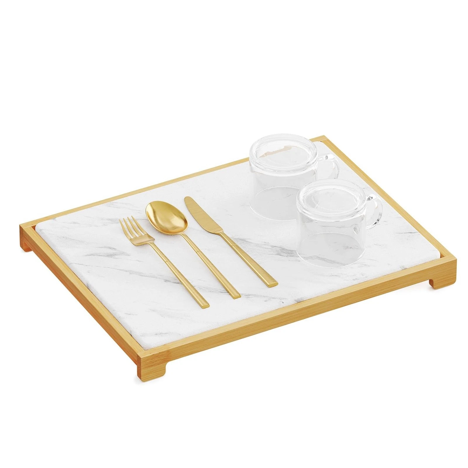 SpaceAid Bamboo Dish Pad
