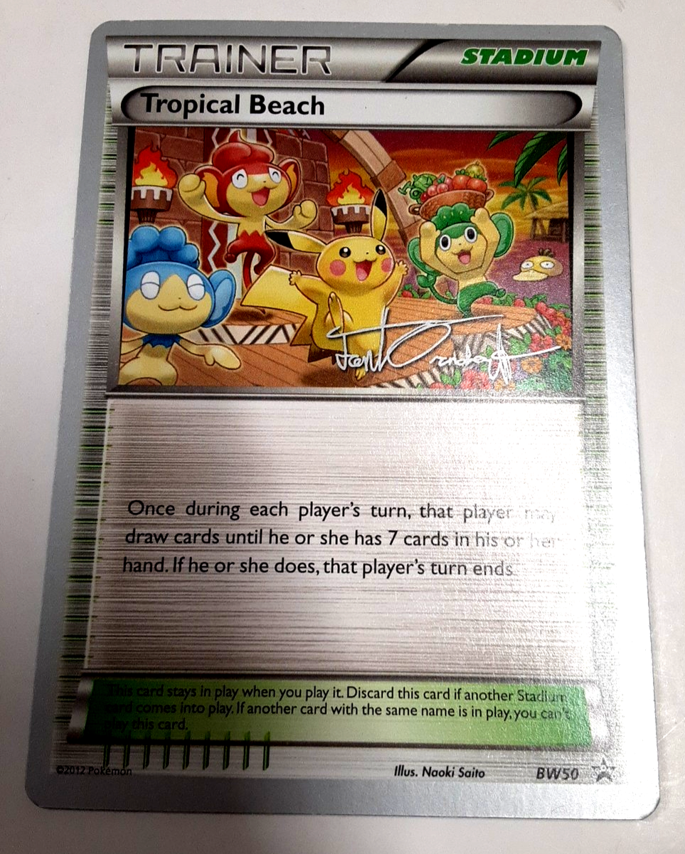 TROPICAL BEACH TRAINER- (Worlds 12) BW50 Black & White POKEMON
