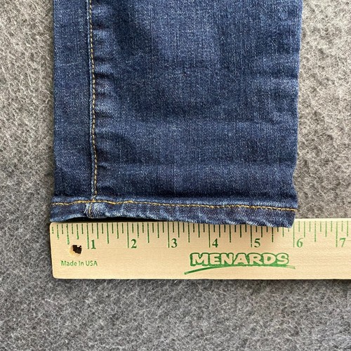 Gap Jeans Mens 29x30 Dark Blue Wash Skinny Straight Stretch Denim Casual - Picture 9 of 10