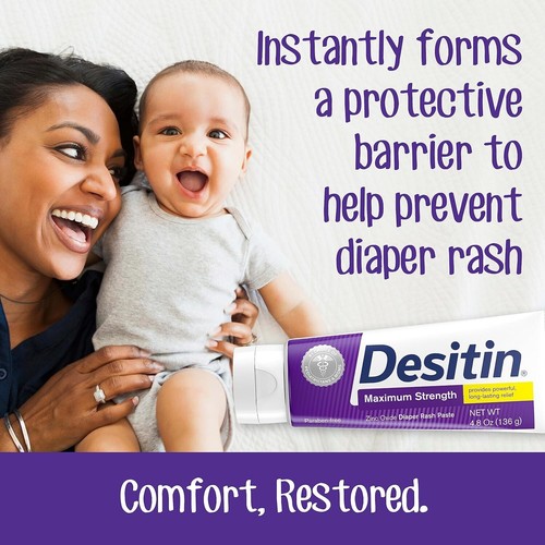 Maximum Strength Baby Diaper Rash Cream With 40% Zinc Oxide for Diaper Rash - Picture 2 of 8