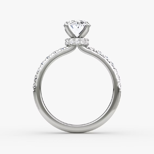 Platinum Diamond Ring IGI or GIA Certified Natural Oval 1.40 Carat PT950 5 6 7 8 - Picture 7 of 11