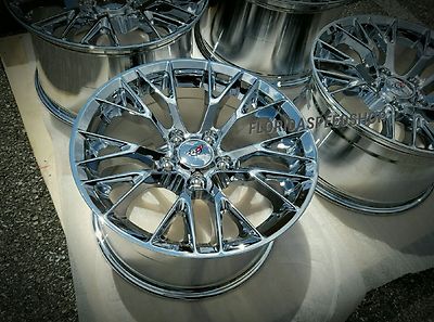 Chrome C7 Z06/ZO6 Corvette wheels FITS: 1988-1996 C4 17X9.5