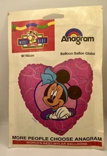 Anagram Vintage Minnie Mouse Party Foil Balloon