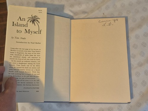 Tom Neale / An Island to Myself 1st Edition 1966 RARE - Picture 4 of 6