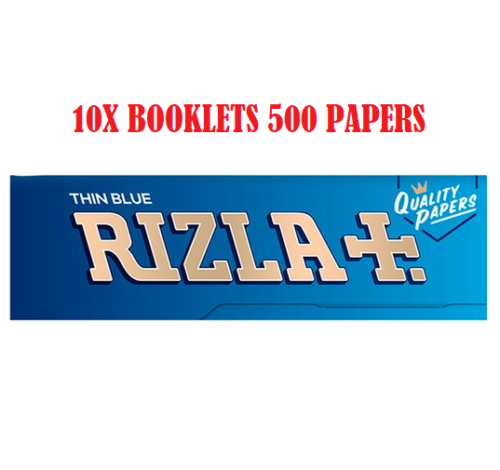GENUINE RIZLA BLUE REGULAR ORIGINAL Cigarette Rolling Papers 1/5/10/25/100 Bookl - Picture 8 of 11