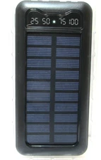 LUXE Living Portable Solar Power Bank Charger Li-ion Polymer Battery NEW