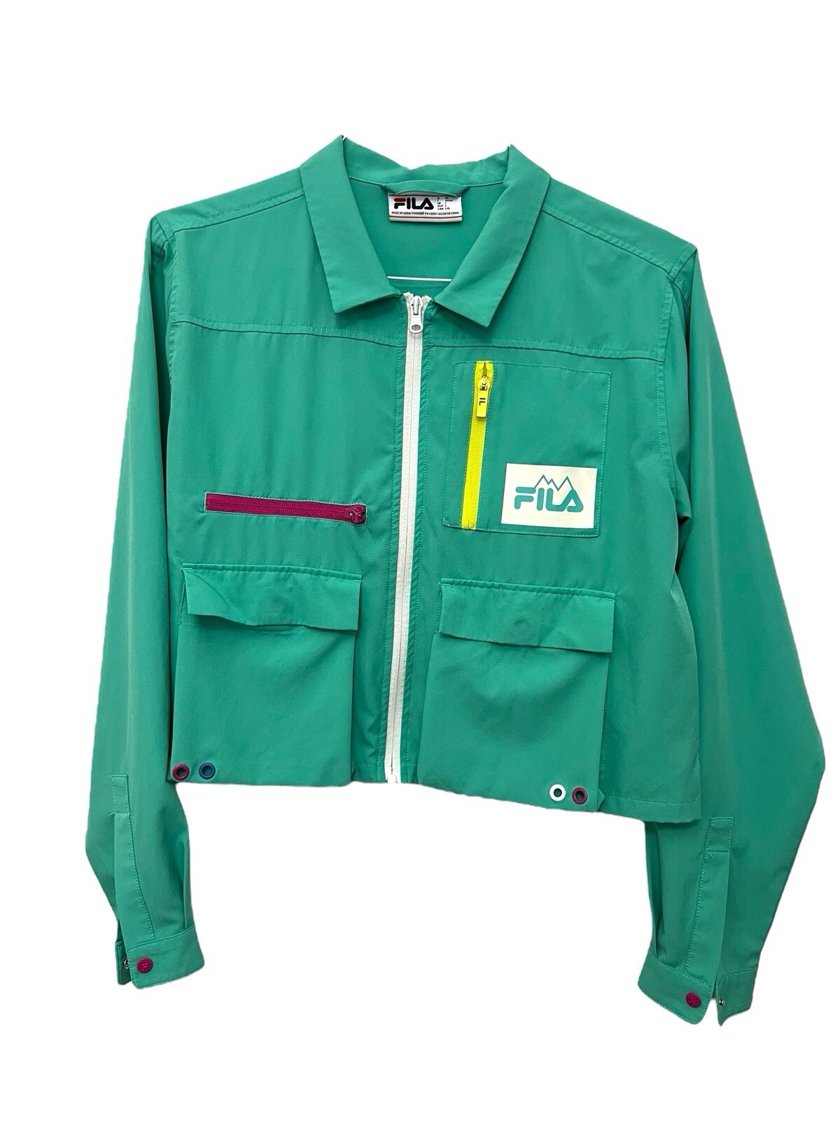 Giacca grande retro FILA cropped