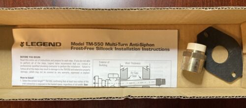 Frost-free Sillcock Valve 1/2'' x 8'' Multi-Turn No Lead Brass M-550PNL - Picture 3 of 6
