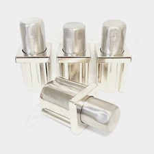 4 Component Hardware 1-1/2" Square Tubing Adjustable Hex Foot Insert A14-0651-C