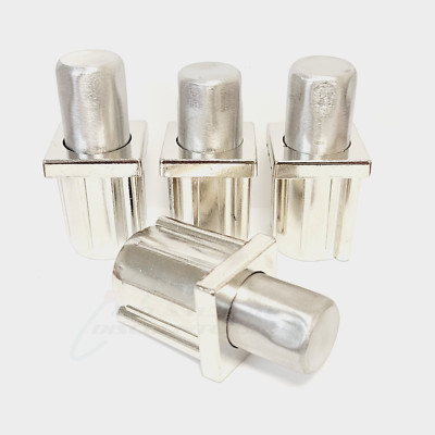 4 Component Hardware 1-1/2'' Square Tubing Adjustable Hex Foot Insert A14-0651-C