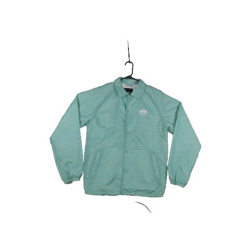 Authentic Vans Button Down Turquoise Windbreaker … - image 1