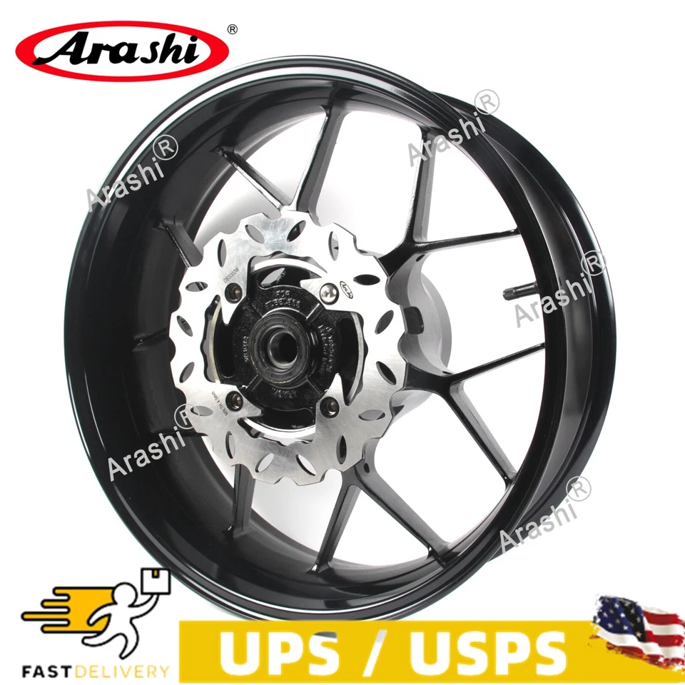 Llanta delantera trasera y rotor de freno para Honda CBR600RR 2007-2017 CBR 600 RR Foto 4 de 4