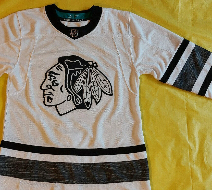 All Star Chicago Blackhawks Jersey white authentic Adidas small