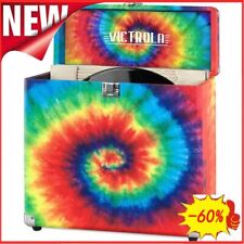 Victrola Innovative Technology Vintage Vinyl Record Storage Carrying Case