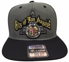 City Of Los Angeles Script Dark Grey/Gold Snapback