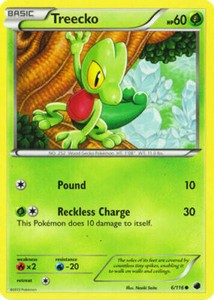 Treecko 6/116  B&W Plasma Freeze Common PERFECT MINT! Pokémon