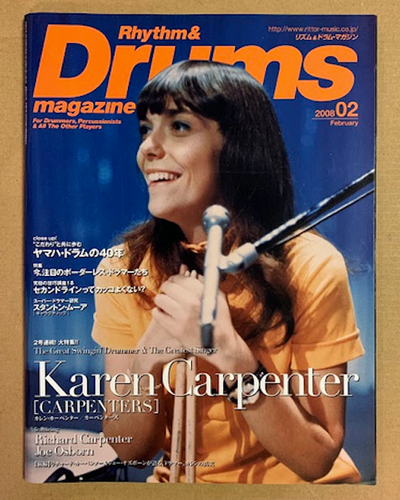KAREN CARPENTER - RHYTHM & DRUMS MAGAZINE FEBRUARY 2008