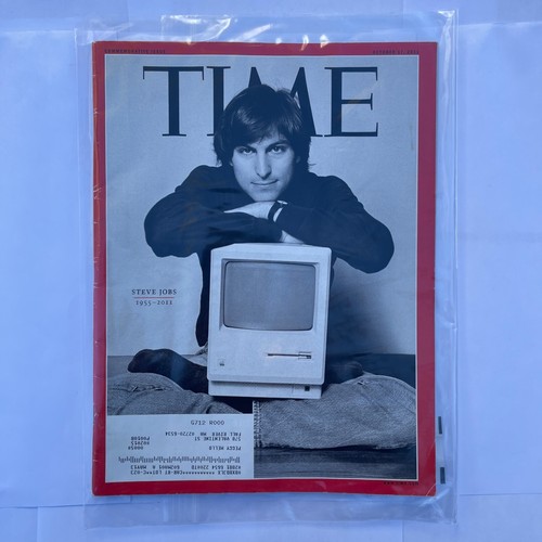 TIME MAGAZINE 🟥 Oct 17 2011 ⬛️ Steve Jobs 1955 – 2011 🟥 GOOD SHAPE ⬛️ EZ-lock - Picture 6 of 6