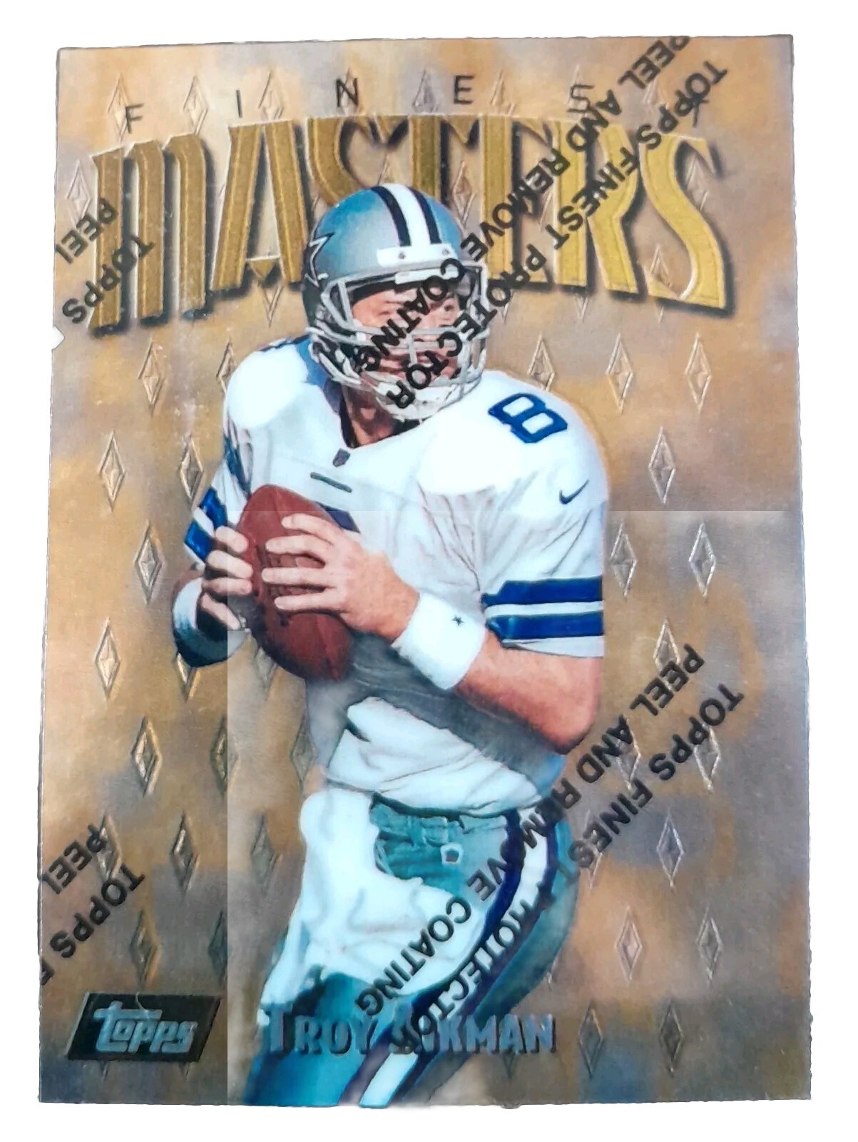 1997 Topps Finest - Refractor #172 Troy Aikman