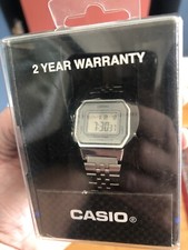 Womens Retro Vinatge 80’s Look Stainless Steel Digital Watch New In Box Rrp £32