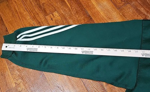 Adidas Crewneck Sweatshirt Embroidered Logo Made in USA Large Green 1990’s - Picture 8 of 11