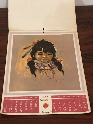 Vintage Christofferson Calendar 1968 - 第 4/8 張圖片