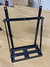 FOLD UP JERRY CAN HOLDER IN G-METAL GREY IDEAL FOR CAMPERS AND OVERLAND TRAILERS