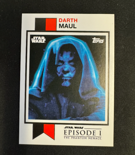 2024 Topps STAR WARS Throwback Thursday TBT #14 DARTH MAUL Image Variation PR:41 - Picture 1 of 6