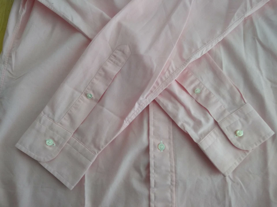 NWOT Club Monaco Pink USA Spread Collar Dress Shirt 16.5-35  Retail $139 - Image 4 of 4