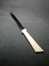 Quikkle 15” Quikut Bread Knife Serrated Stainless 9.5” Blade Double Edged Fork