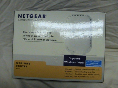 1 USED NETGEAR WEB SAFE ROUTER RP614NA 4 PORT 10/100Mbs