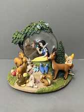 Disney Snow White And The Seven Dwarfs Snow Globe Musical Light Up Rare Read
