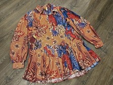 Farm Rio Long Sleeve Printed Minidress-medium