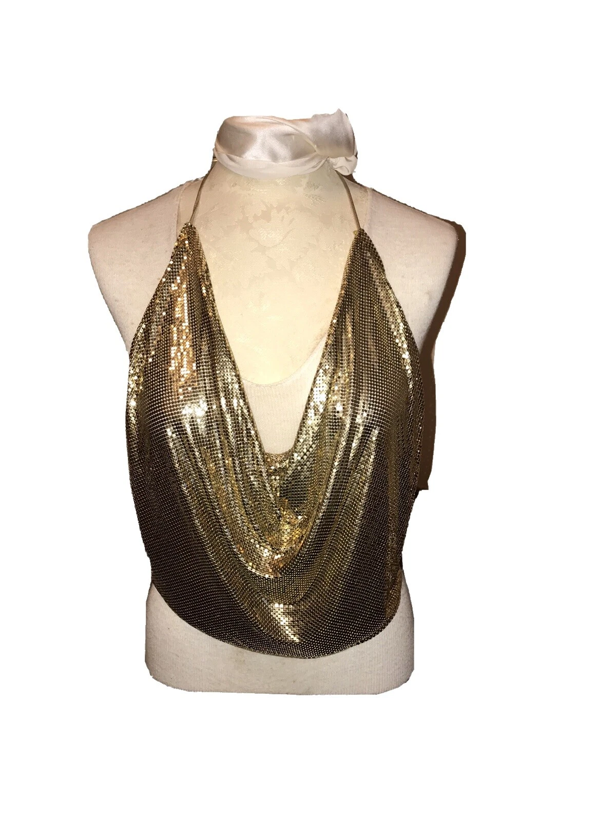 Malla Whiting & Davis 1980s Ropa, Calzado y Accesorios Vintage