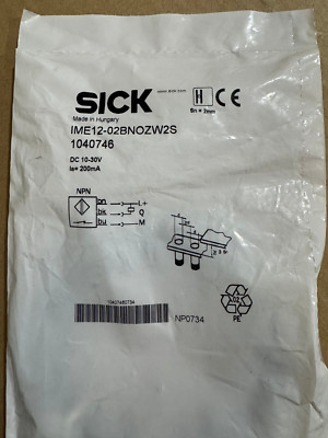 Sick IME12-02BNQZW2S Proximity Sensor 200mA DC 10-30V 2MM New with Free Shipping