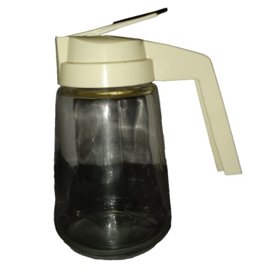 Gemco Syrup Dispenser Vintage Cream Color Lid