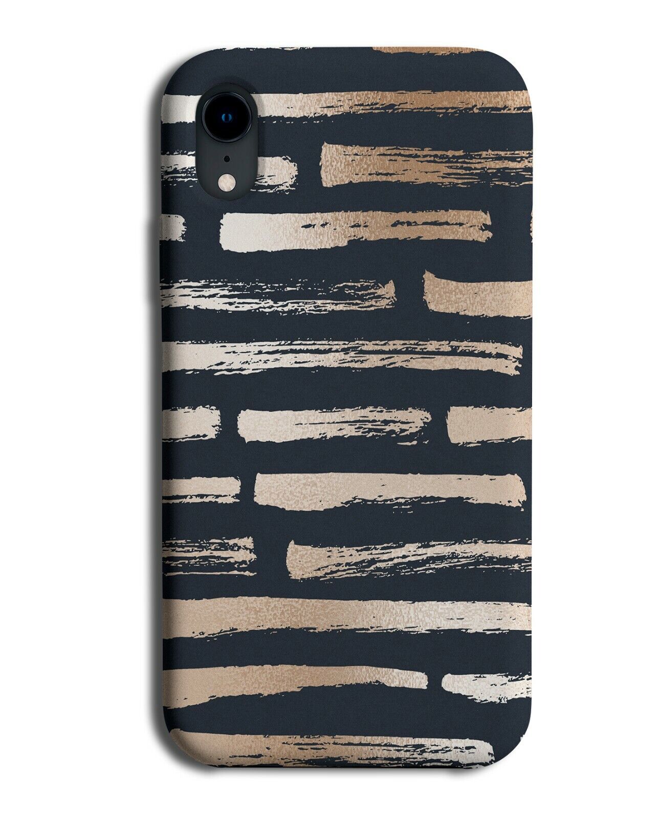 uniek Geschiktheid Onderscheid Black and Rose Gold Smear Marks Phone Case Cover Brushstroke Brush Strokes  G103 | eBay