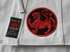 Shotokan Karatedo mit Tiger Logo - ECHTE BESTICKUNG zum Aufnähen oder Aufbügeln