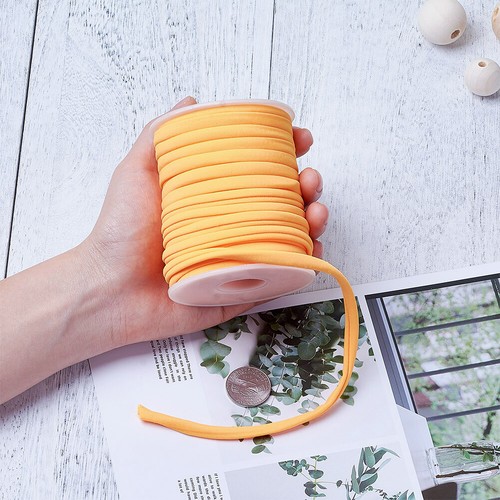 20m/Rolle Nylon Gummikordel Stretch Schnur Basteln Auffädeln Stricken Garn 5x3mm - Bild 110 von 147