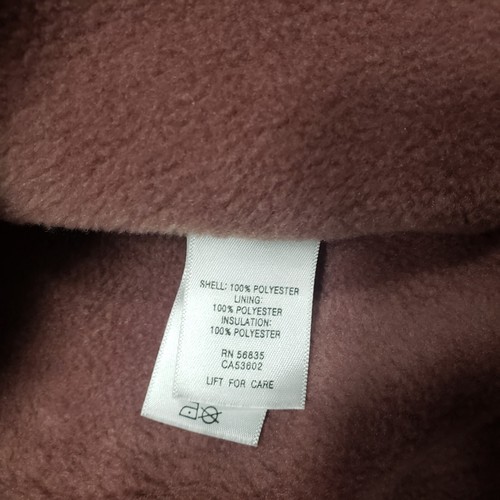 Cabelas Jacket Womens Medium Purple Maroon Zip Up Fleece Lined Outdoors - Picture 6 of 11