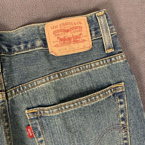 Levi's Jeans Boys 18 Blue 527 Bootcut Western Wear Rodeo Casual American Trendy - Picture 9 of 14