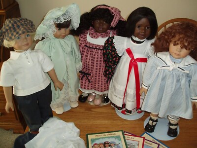 Heidi Ott 18'' Dolls *Faithful Friends Ben Maggie Hannah Ellie + unknown Ott