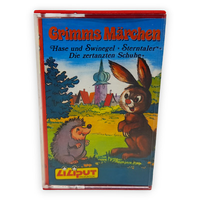 Grimms Märchen Hase und Swinegel Sterntaler Die zertanzten Schuhe MC Kassette