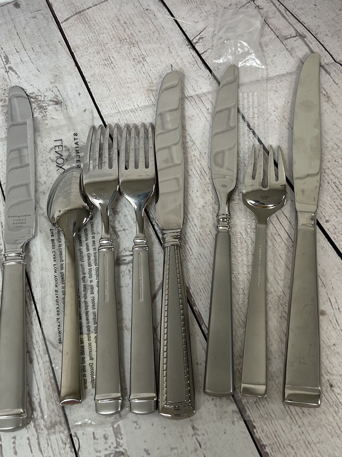 Lot NOS High End Flatware Knives Spoons Forks Oneida Reed & Barton