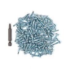 100x 4 Sided 4.2 x 16mm Self Tapping Self Tapping Mounting Screws