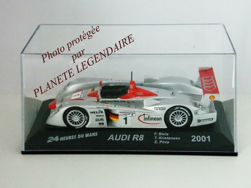 Miniature Audi R8 #1 Le Mans 2001 - Échelle 1/43, IXO Altaya, Occasion En Très Bon état