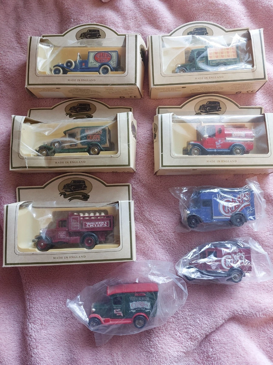 8 X Lledo Days Gone By Walkers Crisps Vintage Collectable Diecast